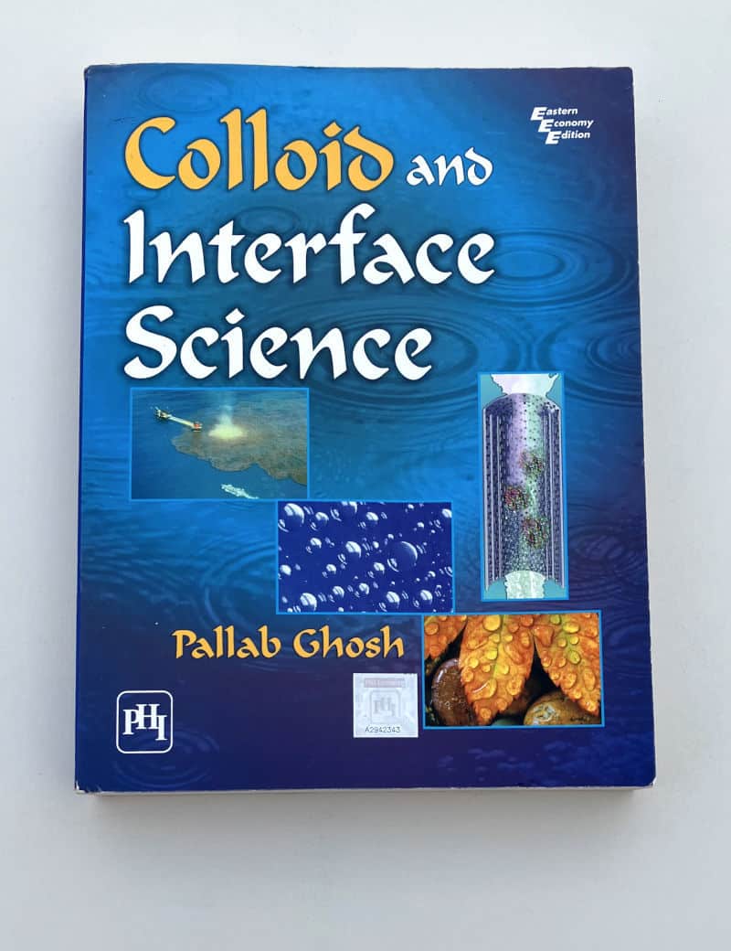 colloid and interface science by pallab ghosh